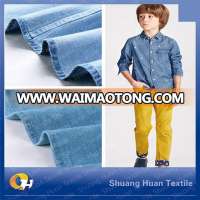 SH-W011 Indigo Yarn Dyed Knitted Jean Fabric Supplier